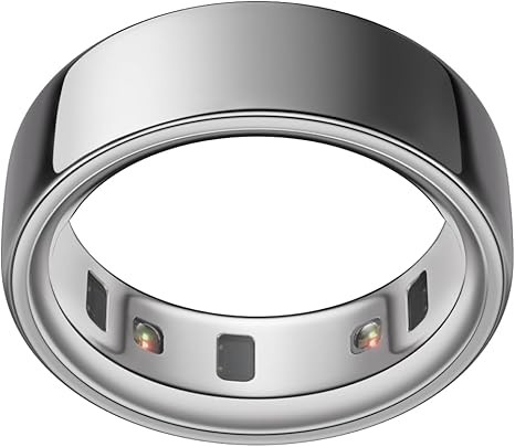 Oura Ring 4 - Silver - Size 9 - Sleep, Activity, Women’s Health, AI Advisor, Up to 8 Days of Ba... | Amazon (US)