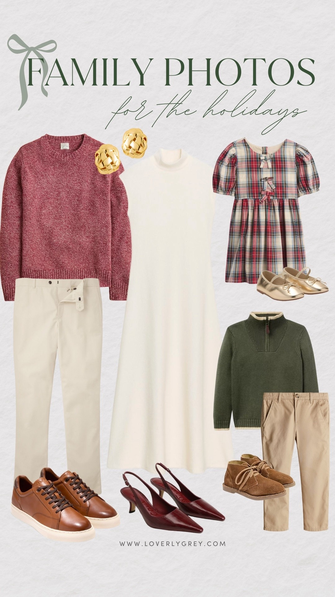 Here is some holiday outfit inspo for the family this Christmas! You could wear this for family photos or for church on Christmas Eve!

Loverly Grey, holiday family outfits, Christmas outfits, cream sweater dress, kids Christmas outfits

#LTKHoliday #LTKFamily #LTKSeasonal