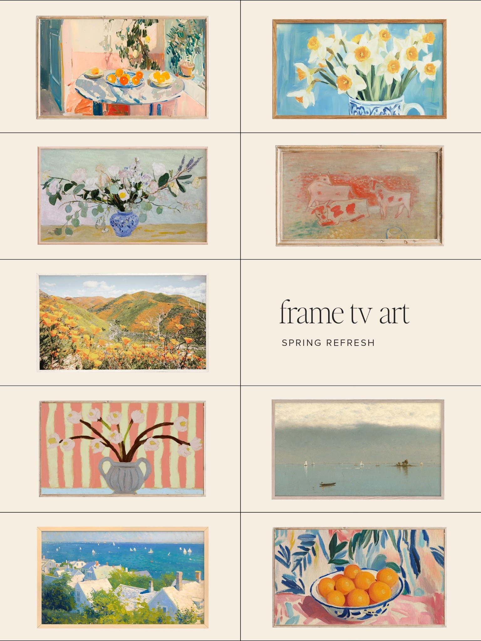 pretty frame tv art for spring 🌷 all under $5

#LTKSeasonal #LTKHome