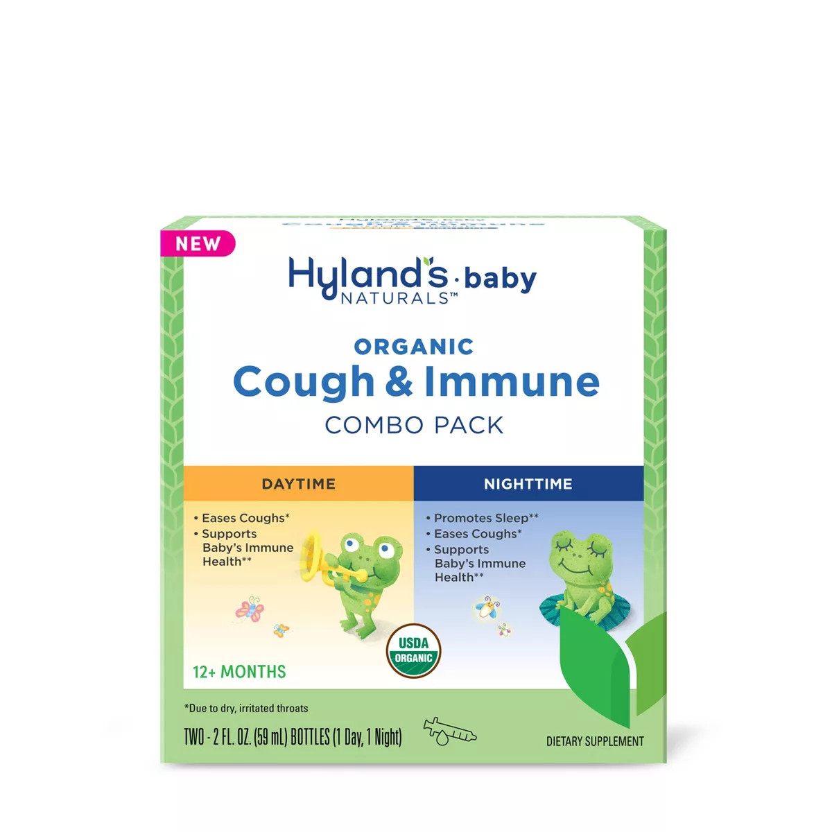 Hyland's Naturals Baby Organic Cough & Immune Day/Night Combo - 4oz | Target