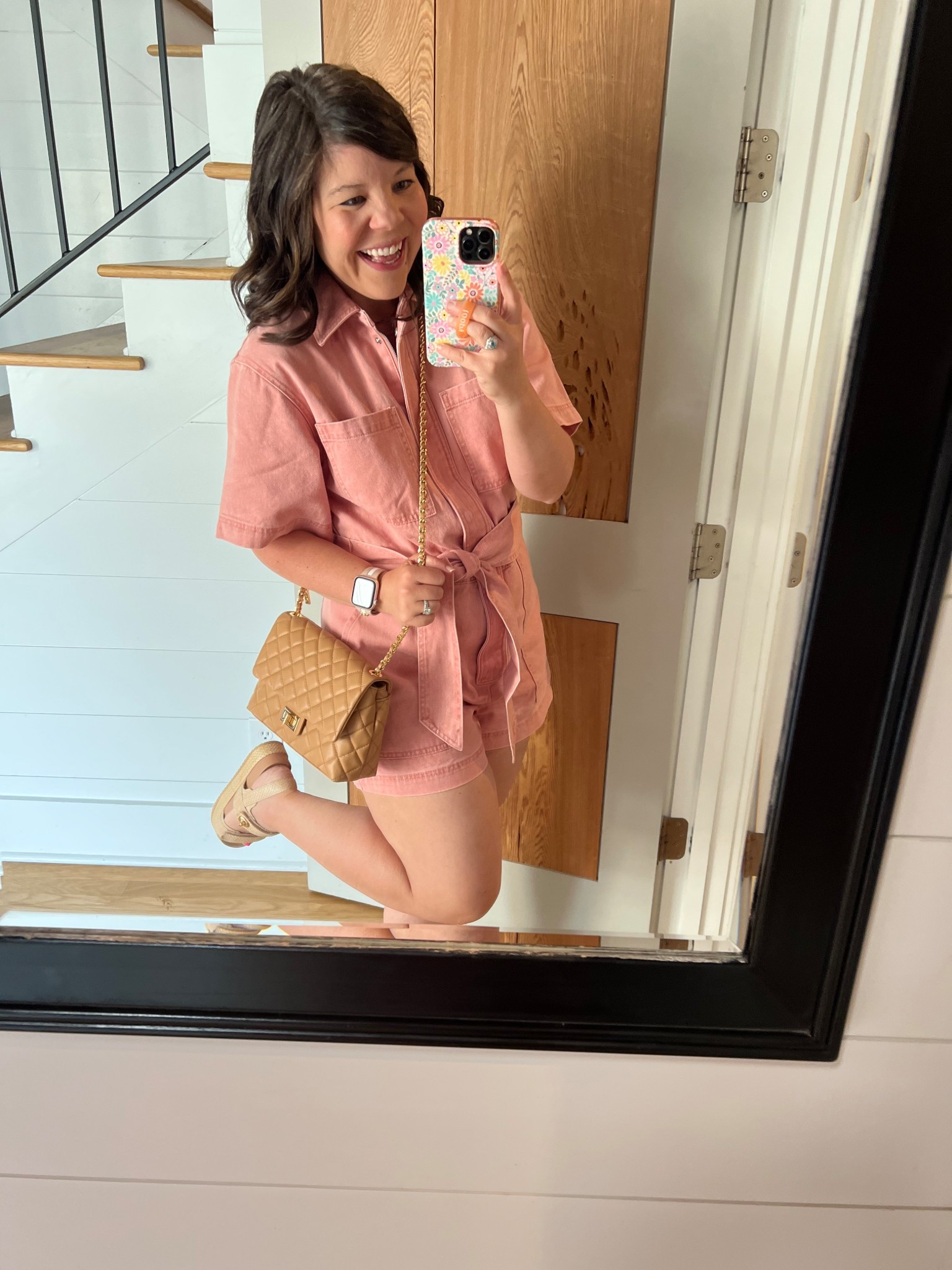 What I Wore to get coffee in 30A 🩷

I wear a size medium in this romper and shoes run tts!

#LTKStyleTip #LTKFindsUnder50 #LTKTravel