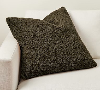 Cozy Teddy Faux Fur Pillow | Pottery Barn (US)