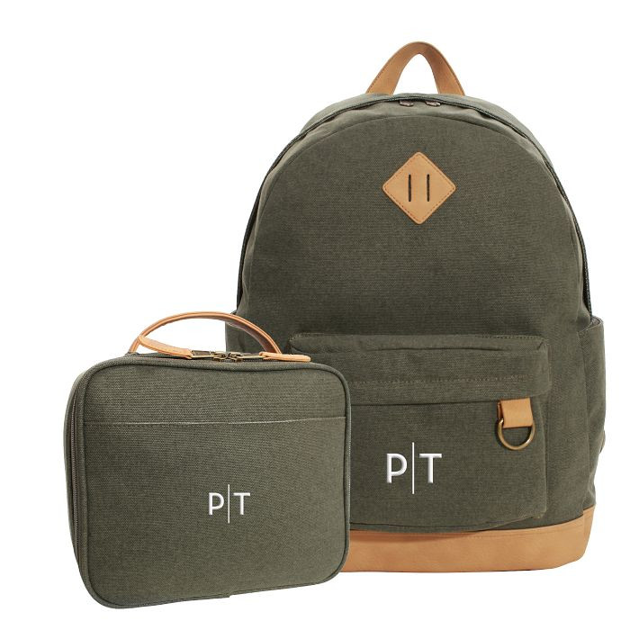 Northfield Green Backpack and Cold Pack Lunch Box Bundle | Pottery Barn Teen