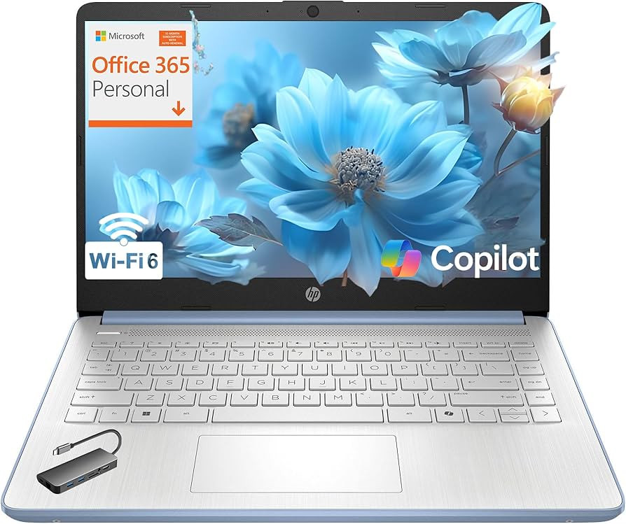 HP Laptop Computer for Students, 2026 Edition AI PC, 1 Year Office 365, Intel Processor, 16GB RAM... | Amazon (US)
