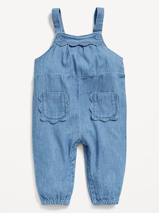 Scallop-Trim Overalls for Baby | Old Navy | Old Navy (US)