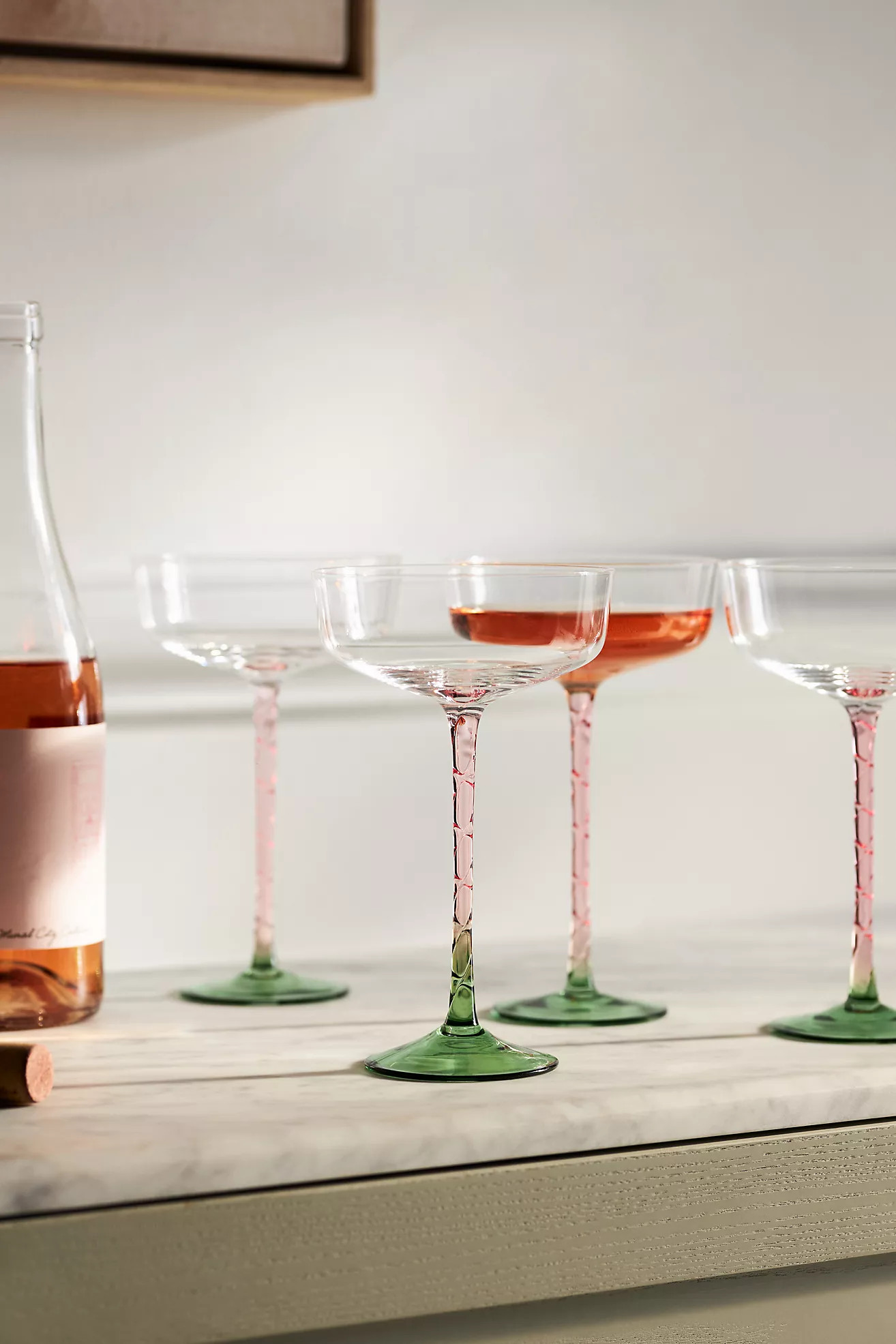 Margot Coupe Glasses, Set of 4 | Anthropologie (US)