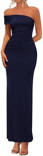 PRETTYGARDEN Women's Semi Formal One Off Shoulder Dresses | Amazon (US)