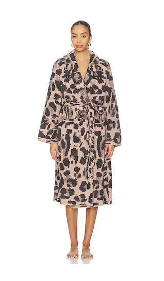 Cozychic Exploded Leopard Robe in Deep Willow Multi | Revolve Clothing (Global)