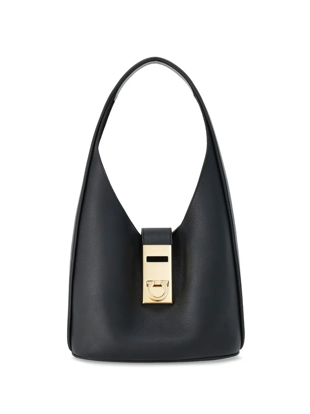 Ferragamo Medium Gancini-buckle Leather Hobo Bag - Farfetch | Farfetch Global
