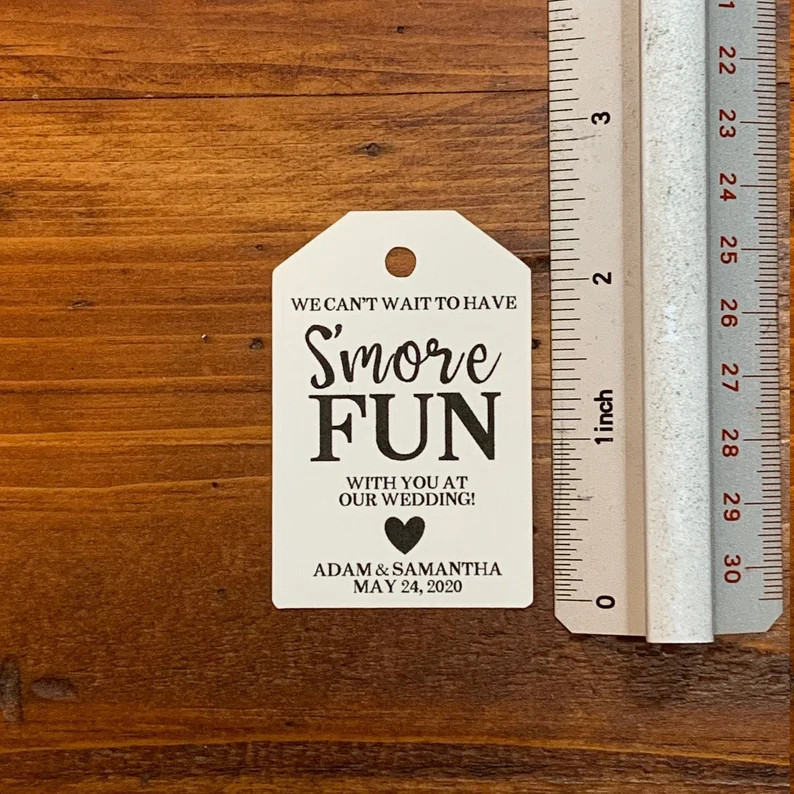 We Can't Wait to Have S'more Fun With You at Our Wedding Tags, S'more Fun Tags, S'more Wedding Fa... | Etsy (US)