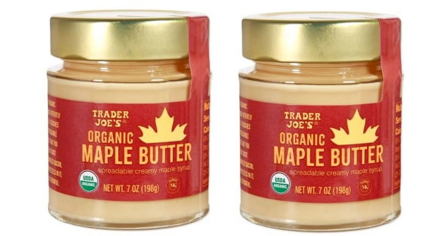 Trader Joe's Organic Maple Butter NET WT 7 oz (198g) x 2 | Walmart (US)