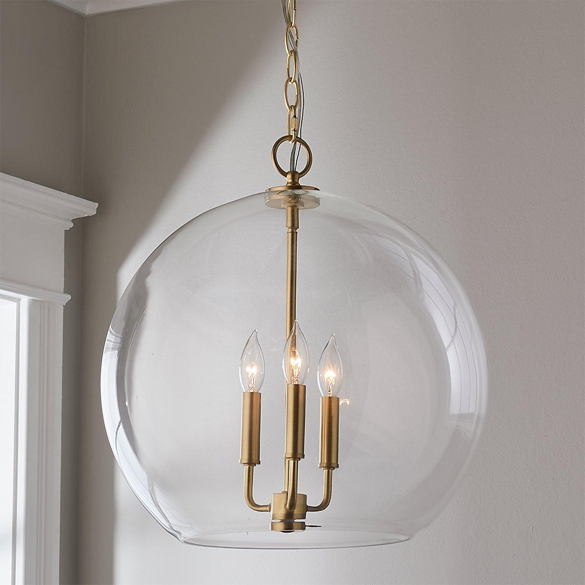 Clear Glass Sphere Chandelier | Shades of Light