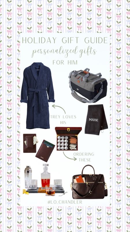Personalized gift ideas for all the men in your life! Trey has several of these items and he loves them! 


Personalized gifts 
Gifts for him 
Monogrammed gifts 
Men’s gift guides
Personalized gifts for him 
Holiday gifts 

#LTKHoliday #LTKmens #LTKGiftGuide