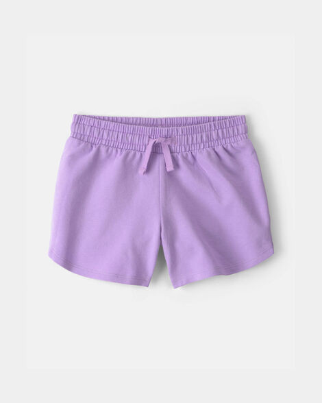 Girls French Terry Shorts - Purple | Carter's Inc