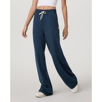 Vuori Halo Essential Wideleg Pants | Blue Coast Heather | XXS | Vuori Clothing (US & Canada)