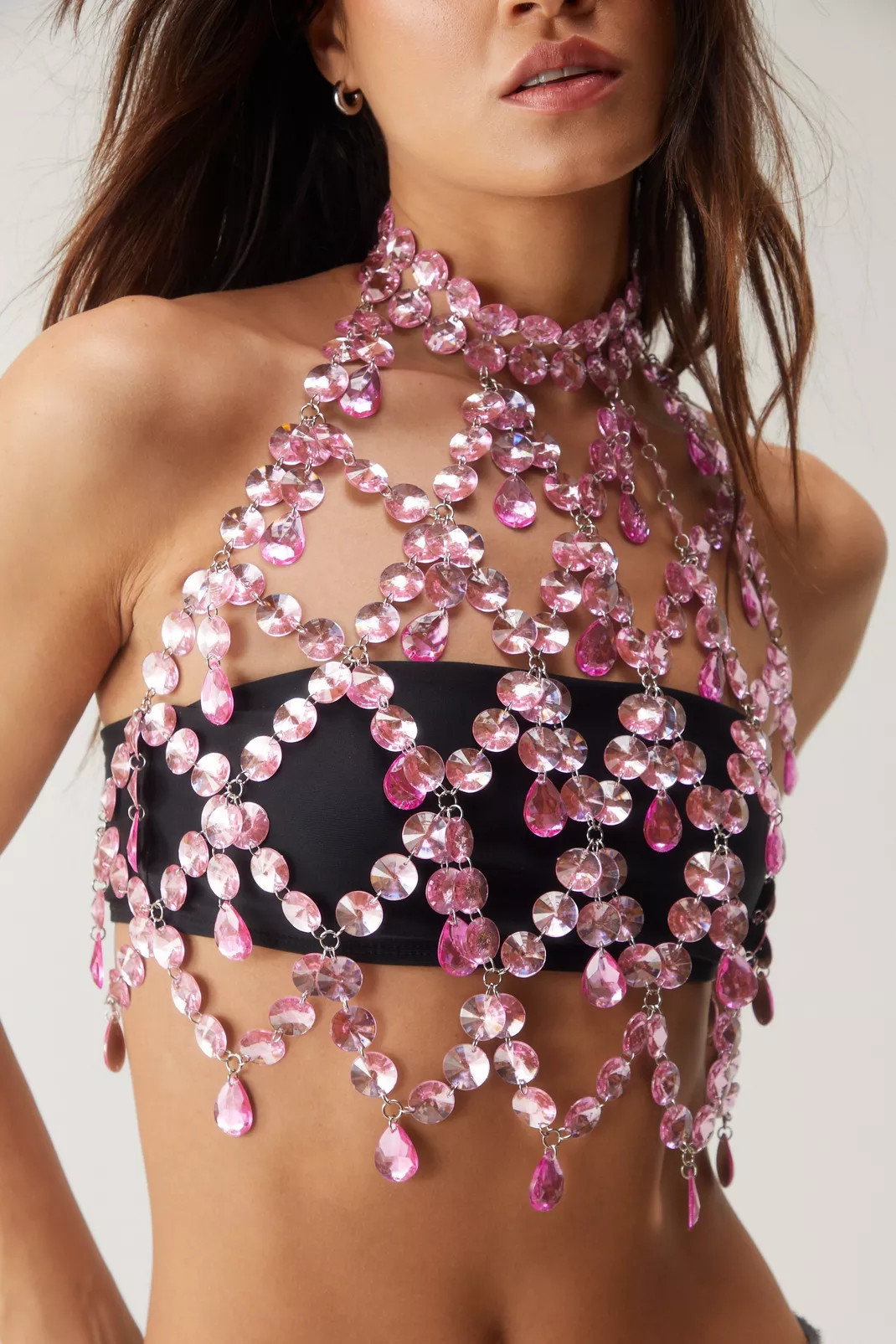 Halter Jewel Crop Top | Nasty Gal US