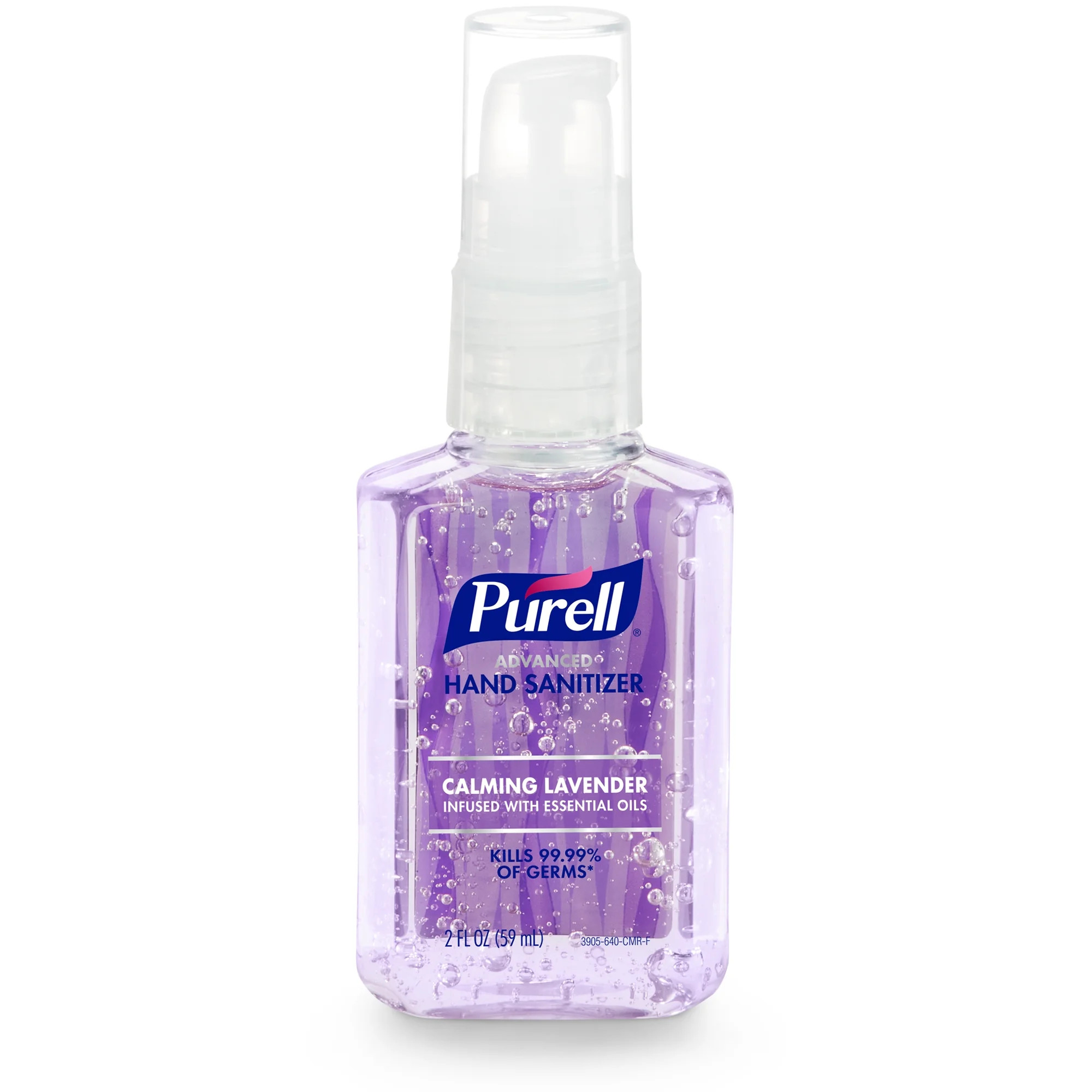 Purell Advanced Hand Sanitizer Calming Lavender, Infused with Essential Oils, 2 oz Pump Bottle | Walmart (US)