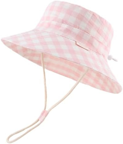 Bamery Baby Toddler Girls Bucket Hat Newborn Sun Hats for Boys Classic Infant Summer UV Protectio... | Amazon (US)