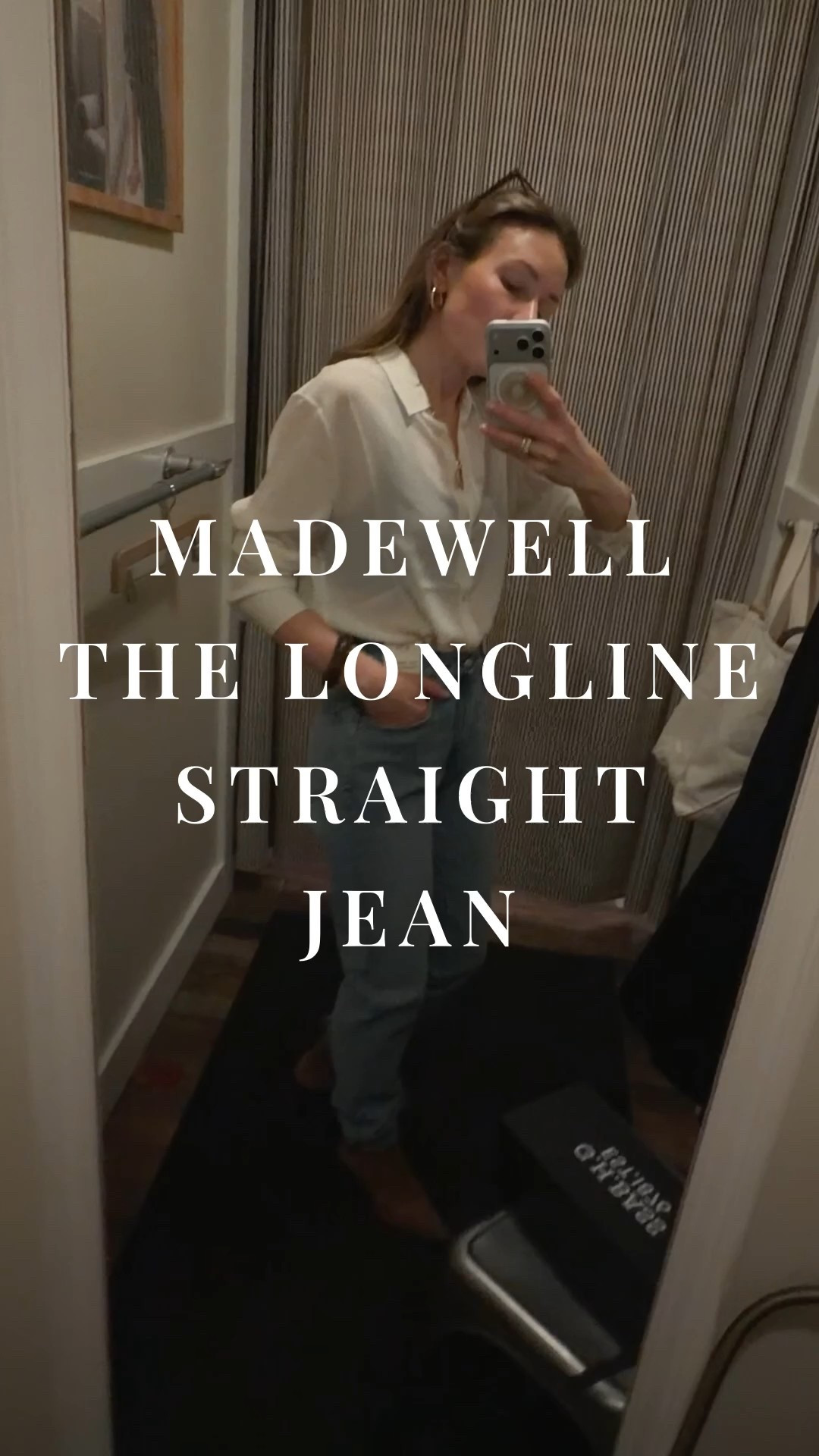Madewell The Longline Straight Jean in Raebrook wash 👖
A beautiful, classy & vintage style pair of jeans in a comfortably soft denim. Love love love. 26 fits like a glove, 27 looks like a classic boyfriend fit. Levi’s 501 has been my favorite for a while but I prefer @Madewell pair because it has a zipper fly (shaving off extra seconds during the morning rush) + the label says these jeans have magic 🪄 pockets ☺️ And I agree ☝️ love how my butt looks in these ☺️ 👖 Thoughts? 💭 

#LTKootd #LTKmomlife #LTKSeasonal