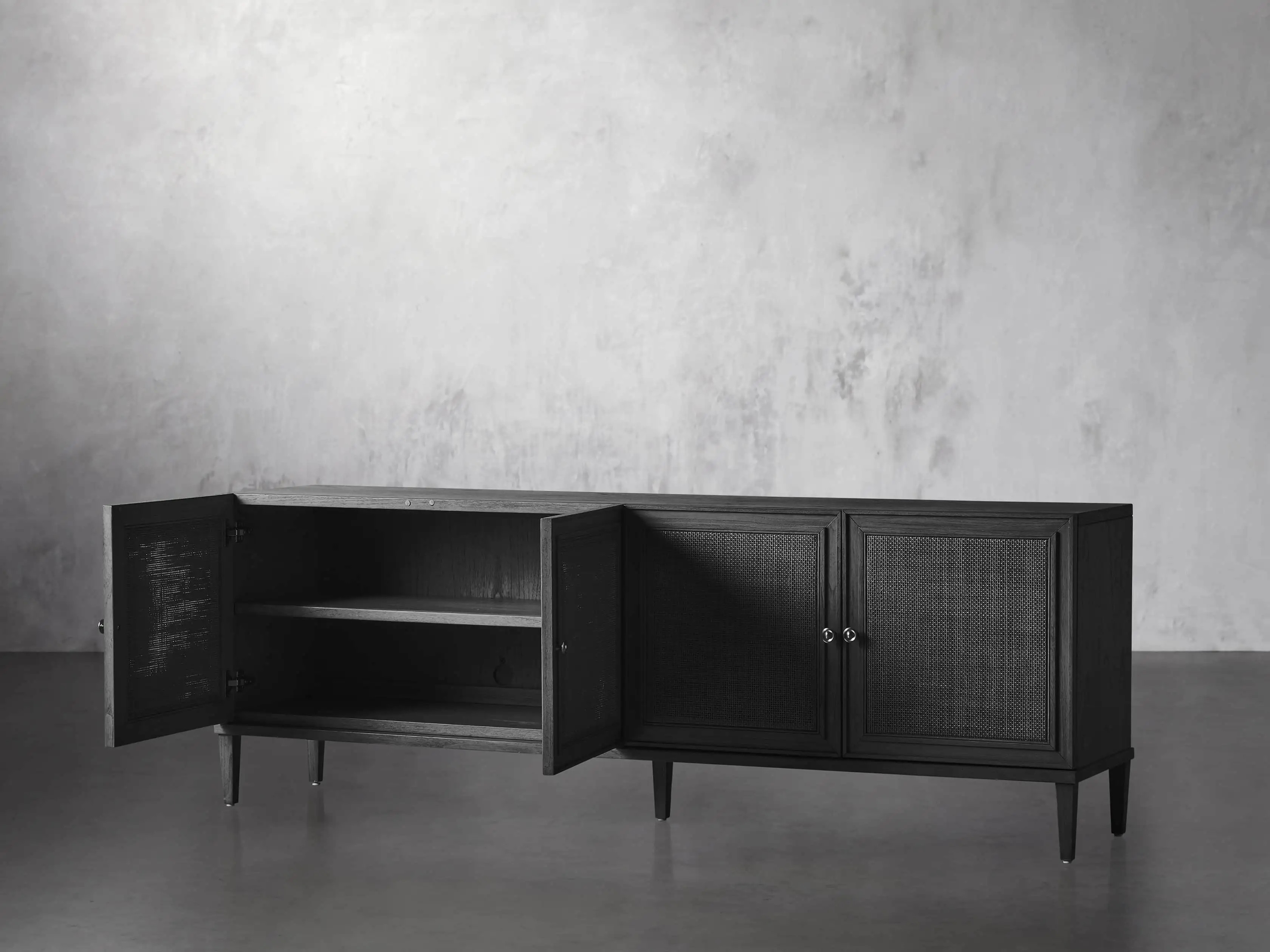 Pearson Cane Media Console | Arhaus