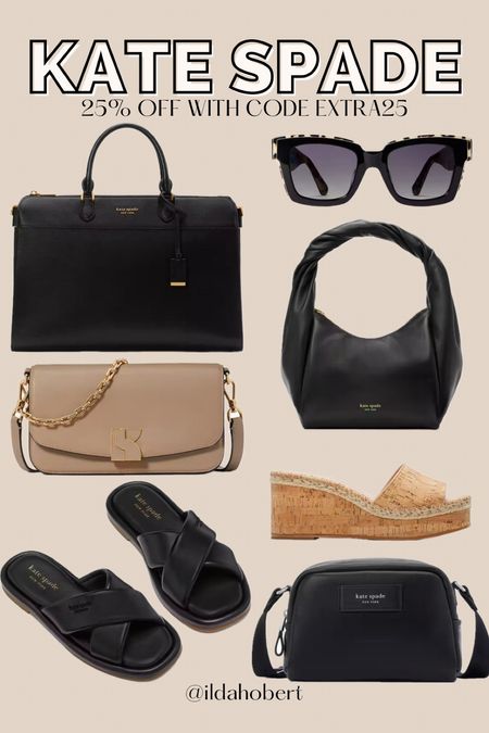 Kate Spade — 25% off with code EXTRA25

Spring fashion, summer fashion, purse, designer bag, shoes, sandals, sunglasses, affordable fashion, vacation, resort wear

#LTKItBag #LTKSaleAlert #LTKShoeCrush
