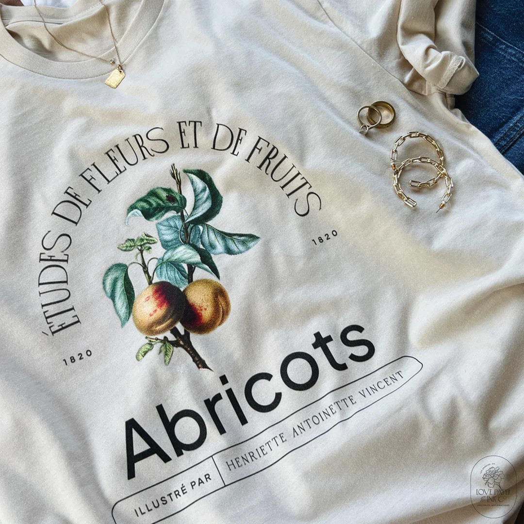 Vintage French Illustration Women's T-shirt / Botanical - Etsy Canada | Etsy (CAD)