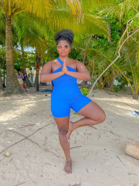 We did yoga, meditation, and a sound bath - this suit was the perfect blow for the occasion. Wearing a Large 

#LTKtravel #LTKcurves #LTKmidsize