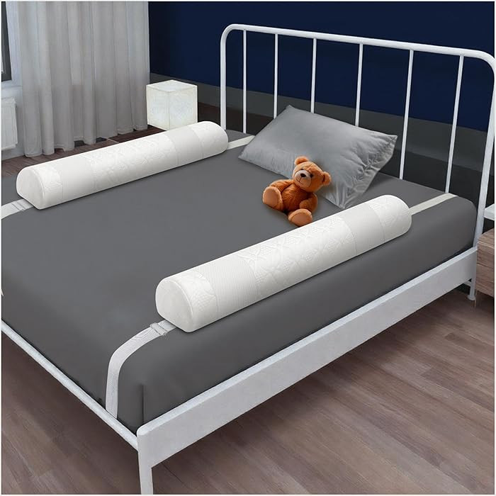 Asatdd Bed Bumper for Toddlers with Adjustable Strap, Bed Rail Guard | Amazon (US)