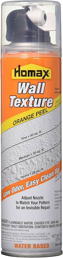 10 oz Homax 4091 Aerosol Texture Water-Based Orange Peel Wall Texture | Amazon (US)