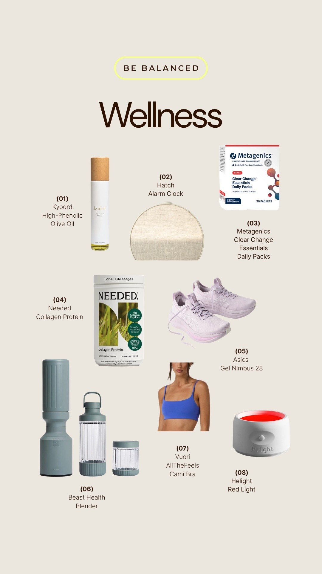 Monthly favorites — wellness!