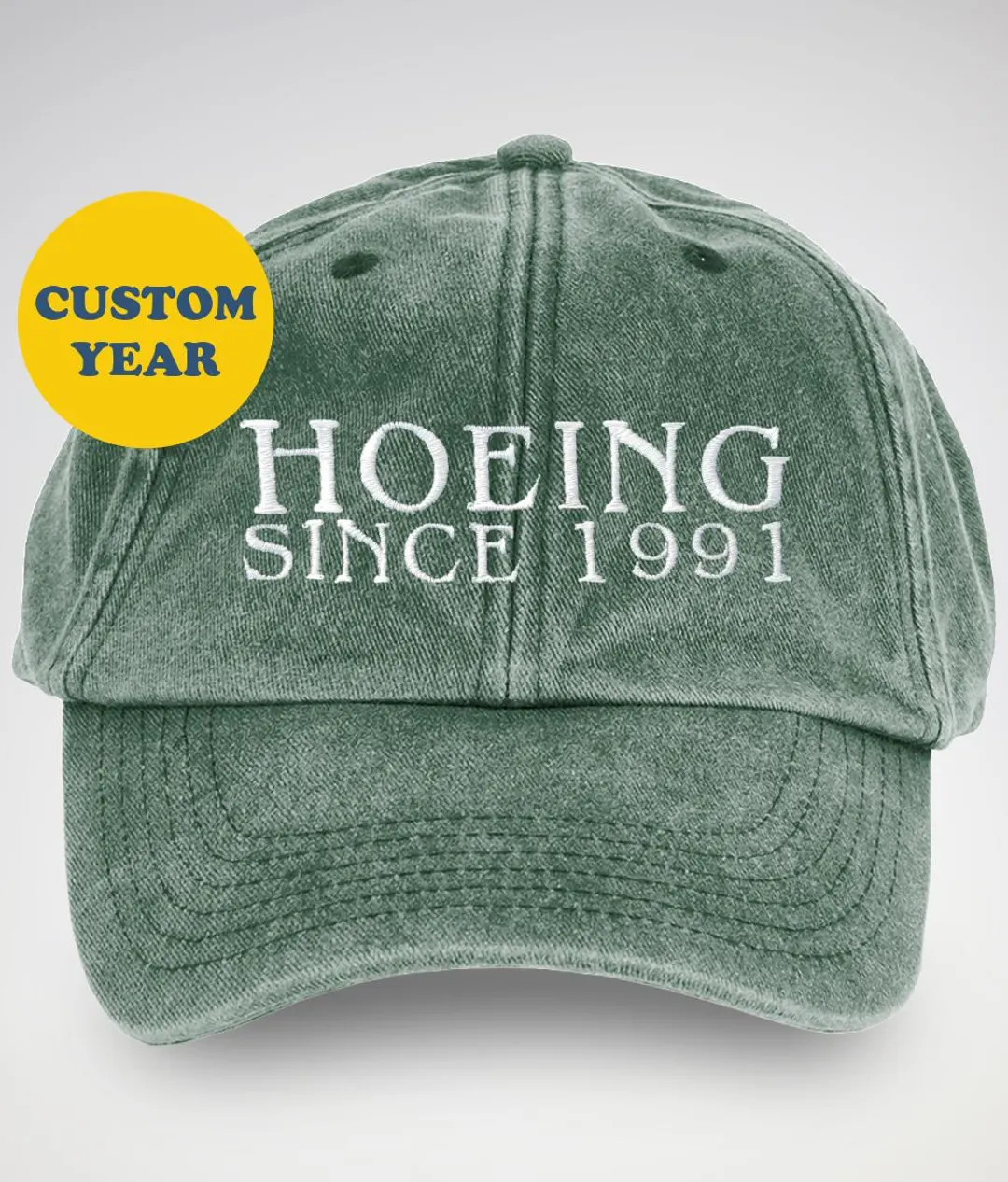 Hoeing Embroidered Hat | Funny Gardening Cap | Custom Year Dad Hat | Retro Garden Gift | Pun Embr... | Etsy (US)
