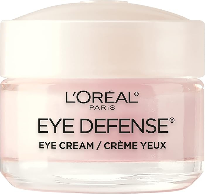 L'Oreal Paris Dermo-Expertise Eye Defense Eye Cream with Caffeine and Hyaluronic Acid 0.5 oz | Amazon (US)