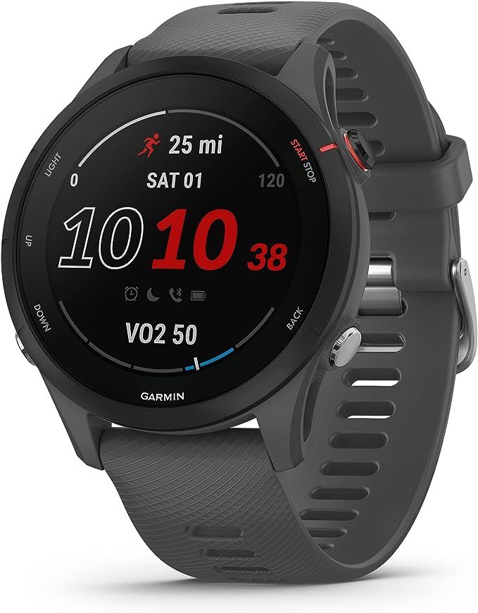 Garmin Forerunner® 255, GPS Running Smartwatch, Advanced Insights, Long-Lasting Battery, Slate G... | Amazon (US)