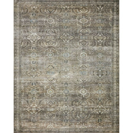 Loloi II Layla LAY-13 Printed Antique / Moss Oriental Area Rug 7'-6" x 9'-6" | Walmart (US)