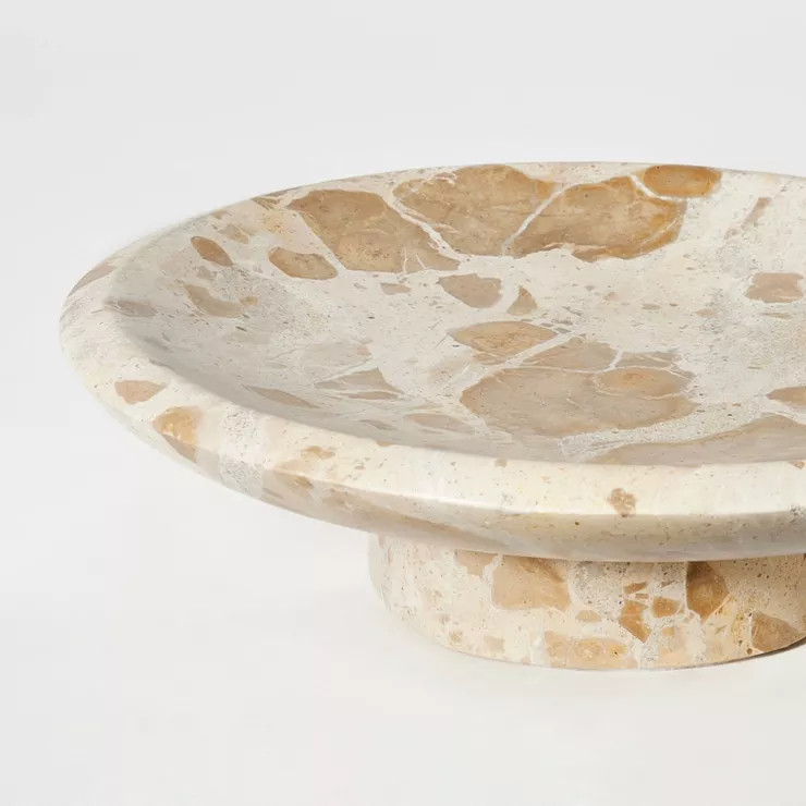Marble Pedestal Bowl - Threshold™ designed with Studio McGee | Target