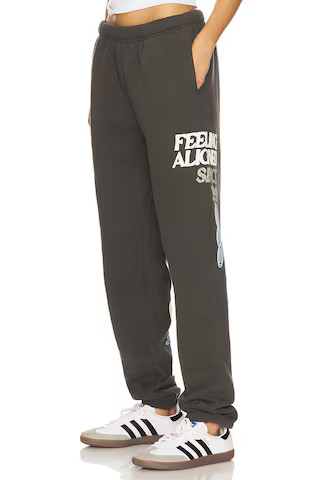 The Mayfair Group The Alignment Tour Crewneck Sweatpants in Charcoal from Revolve.com | Revolve Clothing (Global)