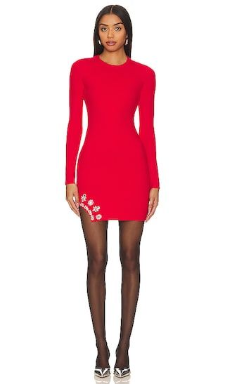 Reid Mini Dress in Racing Red | Revolve Clothing (Global)