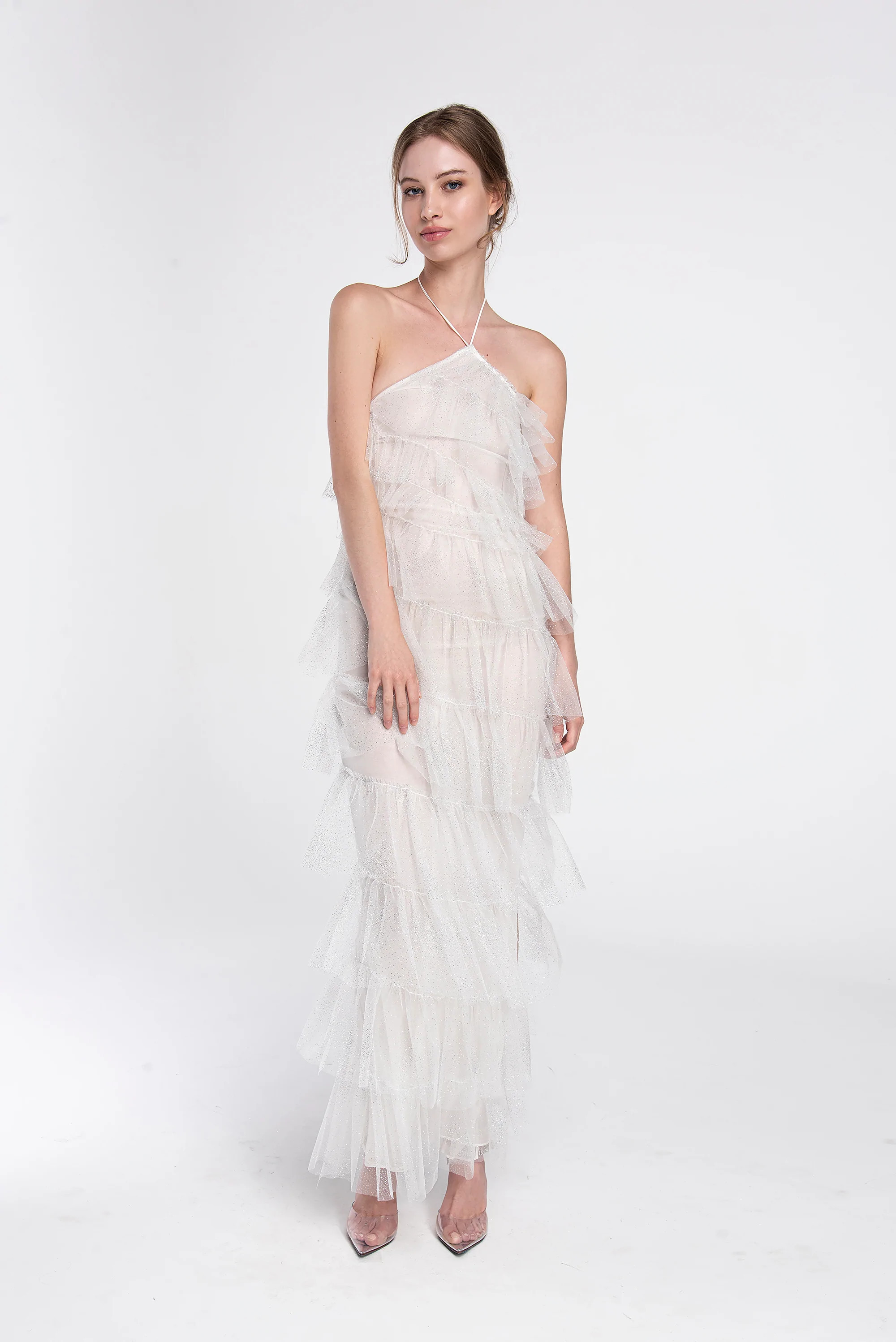 HENRI GOWN SPARKLE BLANC | The Bar