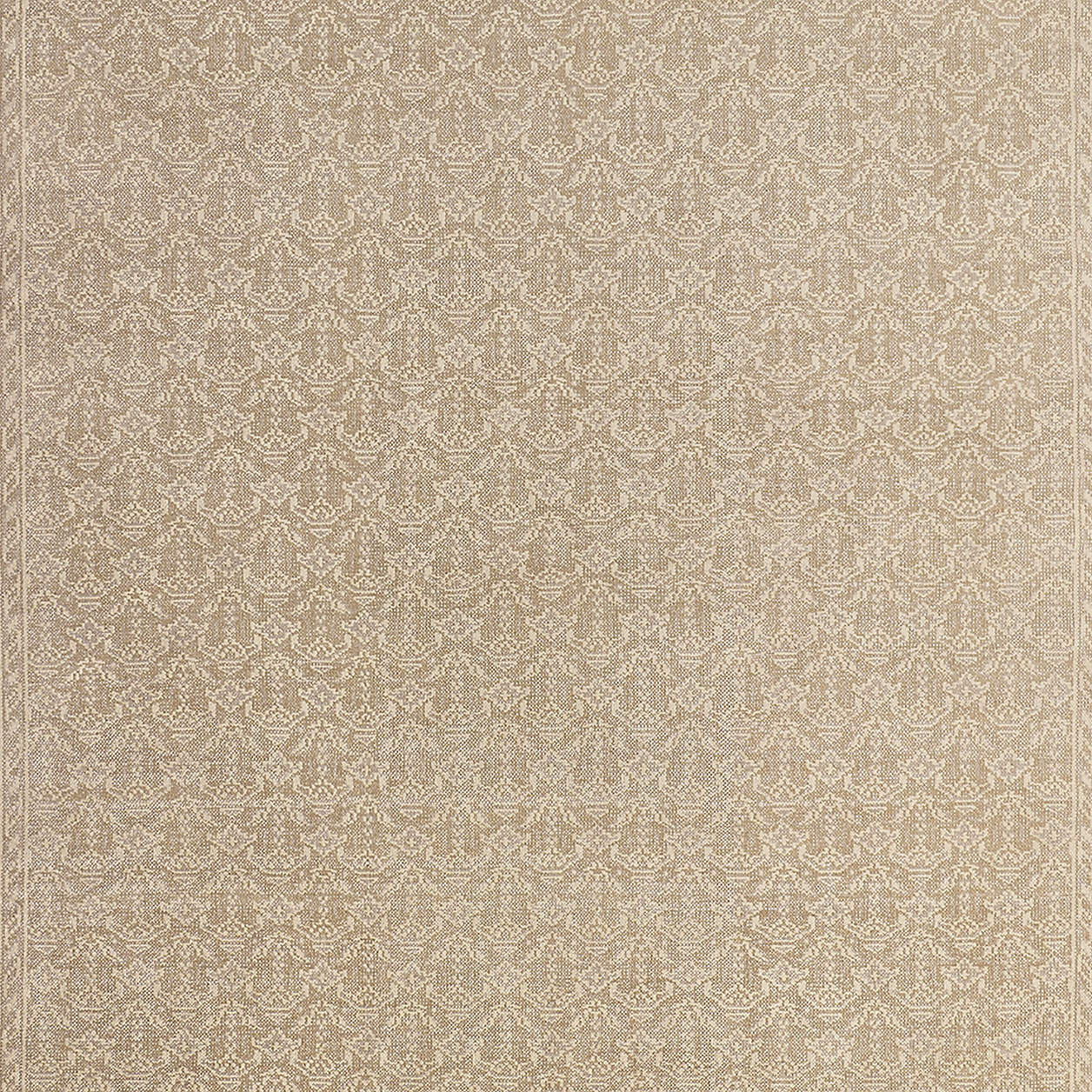 Cannes Wool Traditional Hand-Knotted Beige Area Rug 9'x12' + Reviews | Crate & Barrel | Crate & Barrel