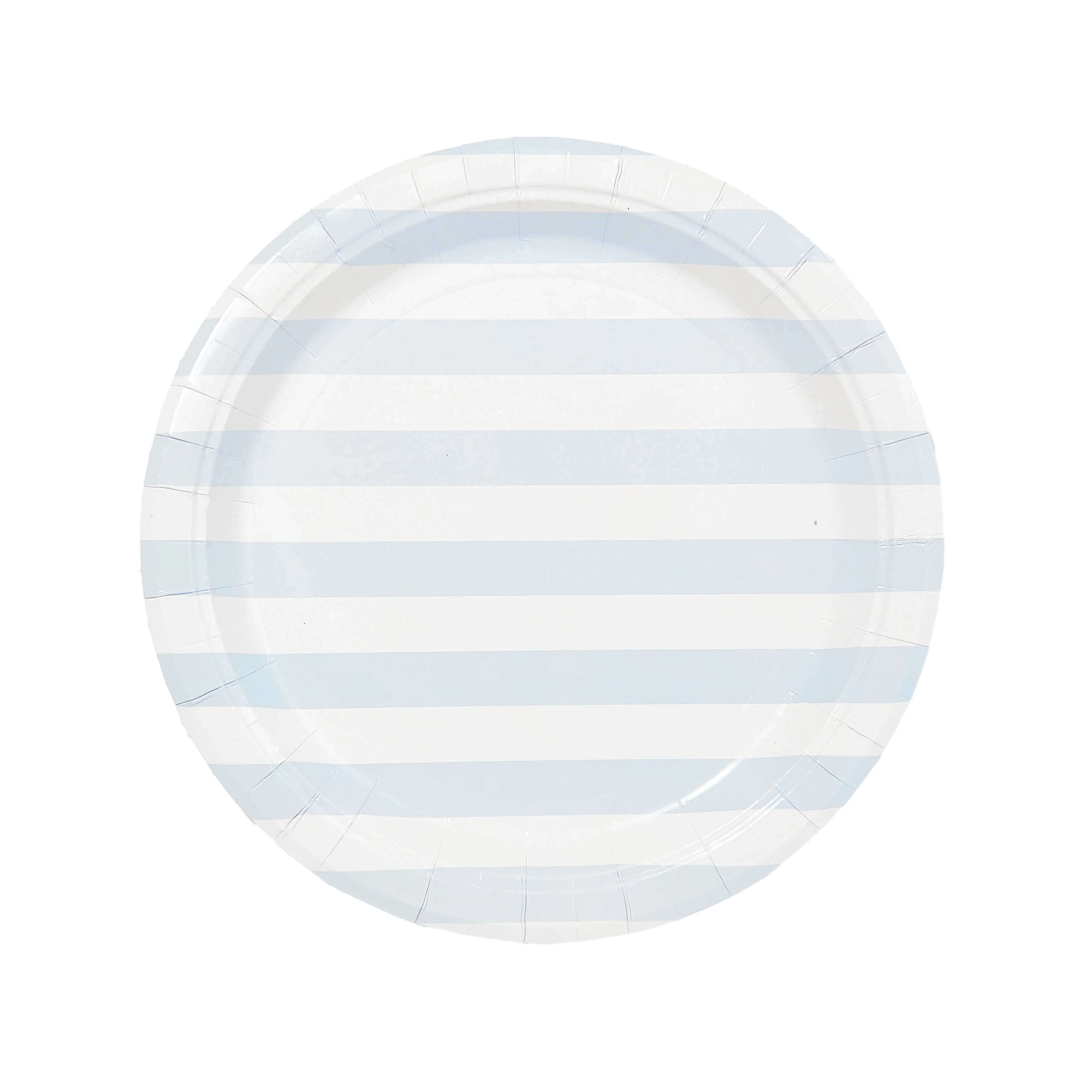 Beach Umbrella Stripe Dinner Plate - Pack of 8 | Pavilion Paper