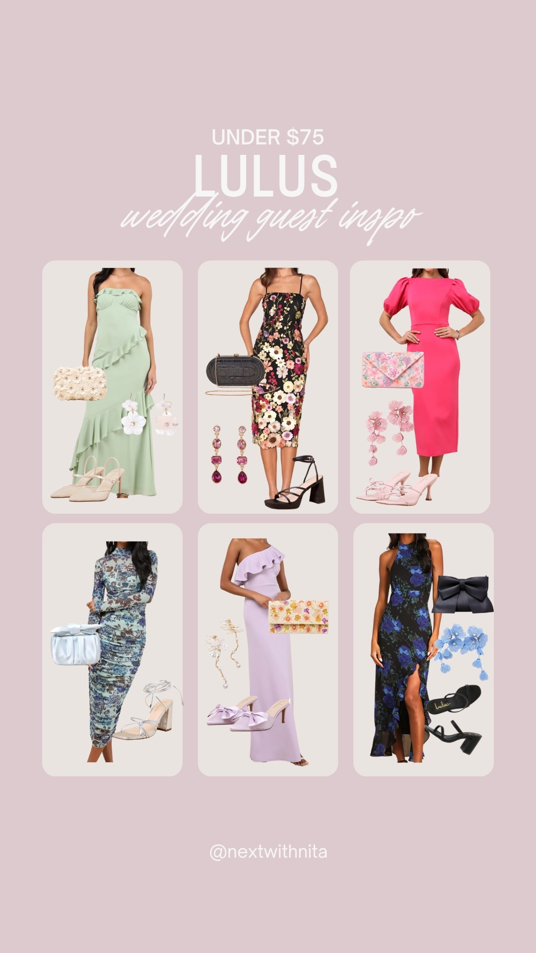 Wedding guest outfit inspo under $75!! Love these adorable and affordable options for spring weddings or events!🌹🌷

#LTKParties #LTKStyleTip #LTKWedding