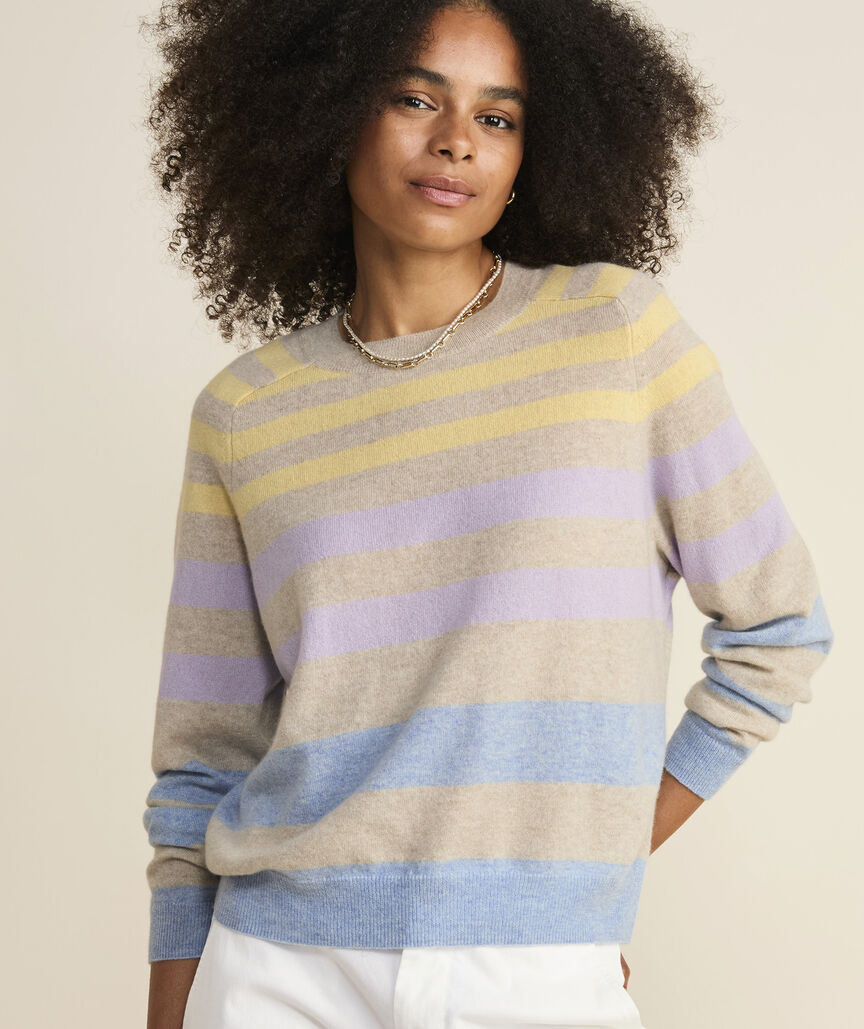 Cashmere Cropped Crewneck Sweater | vineyard vines