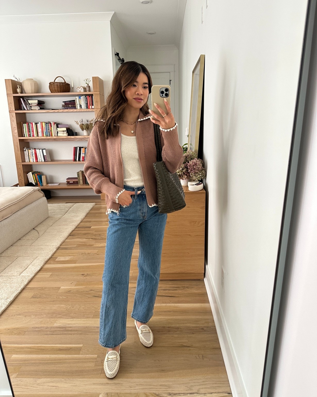 Sizing info:
•jeans size 24 extra short in medium wash
•tank size XS
•sweater size XS in ginger snap 

petite fashion, get dressed with me, outfit inspiration, ootd, nashville outfit, Nashville influencer, petite style, vacation style, casual outfits, mom style, petite pants, spring outfits, spring outfit info, spring pants, spring outfit idea, spring top, spring bag, spring sweater, spring shoes, Spring jeans, Varley sweater 

 @Varley @abercrombie 

#LTKootd #LTKmomlife #LTKPetite