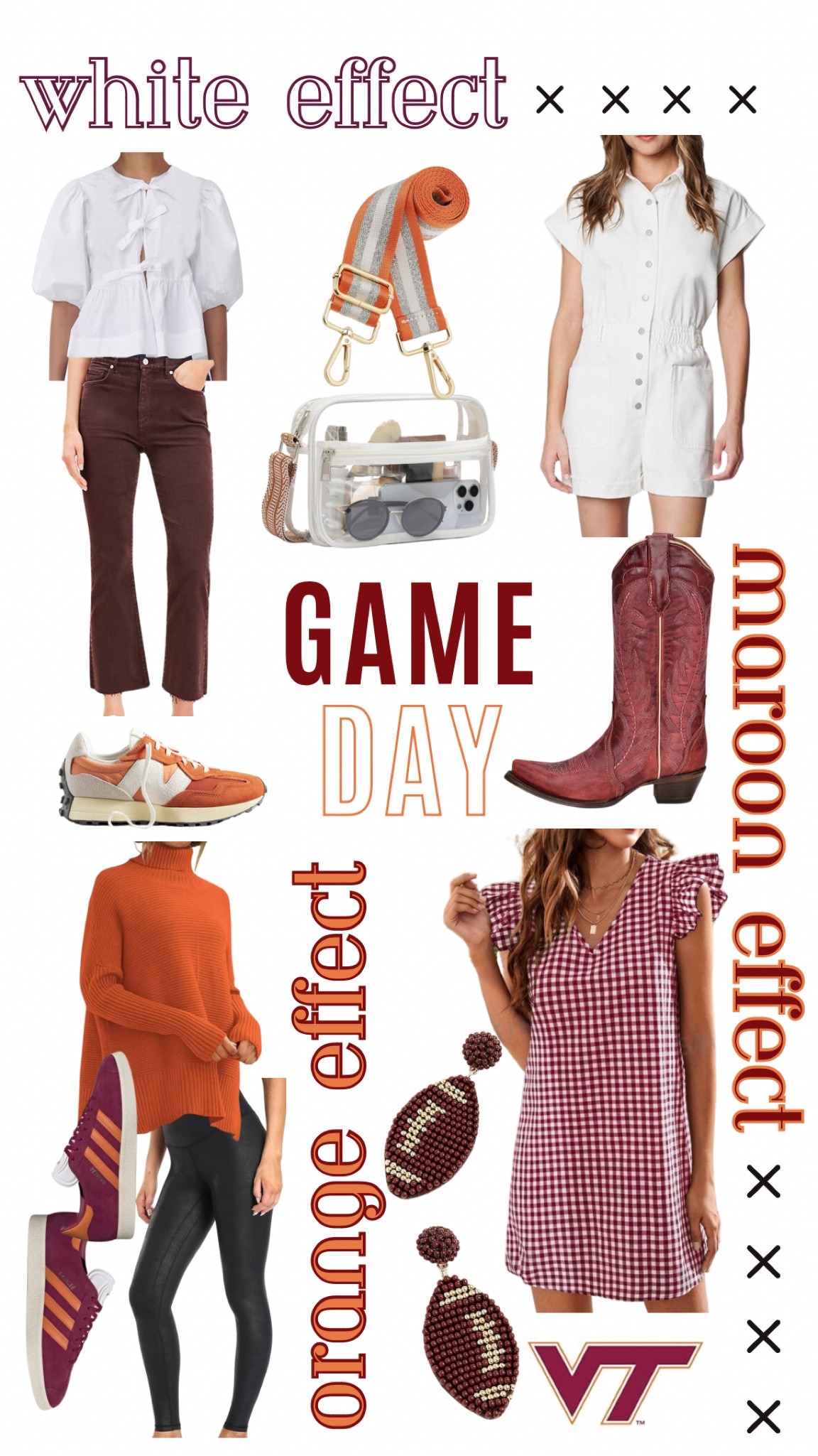 Virginia Tech Hokies Game Day options! #virginiatech #vatech #hokies #gameday

#LTKSeasonal #LTKU
