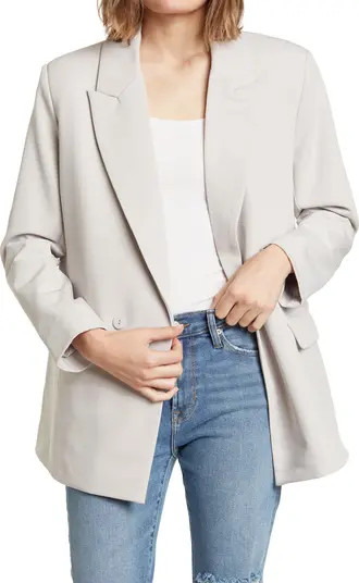 Oversize Double Breasted Peak Lapel Blazer | Nordstrom Rack
