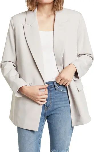 Oversize Double Breasted Peak Lapel Blazer | Nordstrom Rack