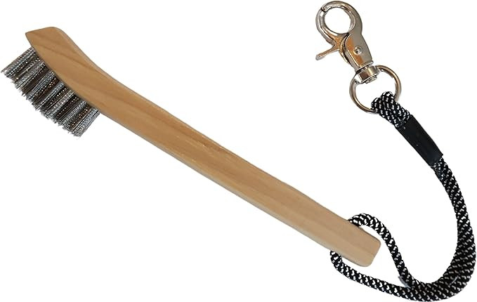 Wood Handle Golf Brush with Wire Bristles | Amazon (US)