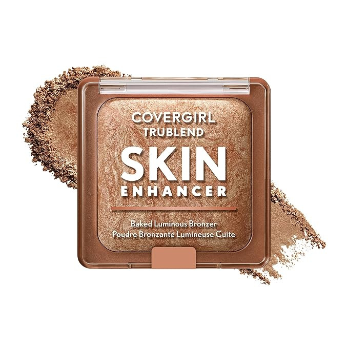 COVERGIRL TruBlend Skin Enhancer Baked Luminous Bronzer, with Hyaluronic Acid & White Rose Extrac... | Amazon (US)