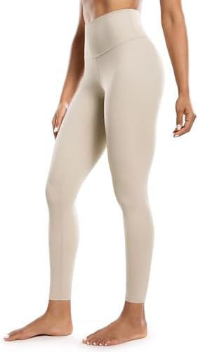 POSHDIVAH Women's Creamluxe Yoga Leggings 25"/28" High Waisted Cream-Feeling Workout Lounge Pants... | Amazon (US)