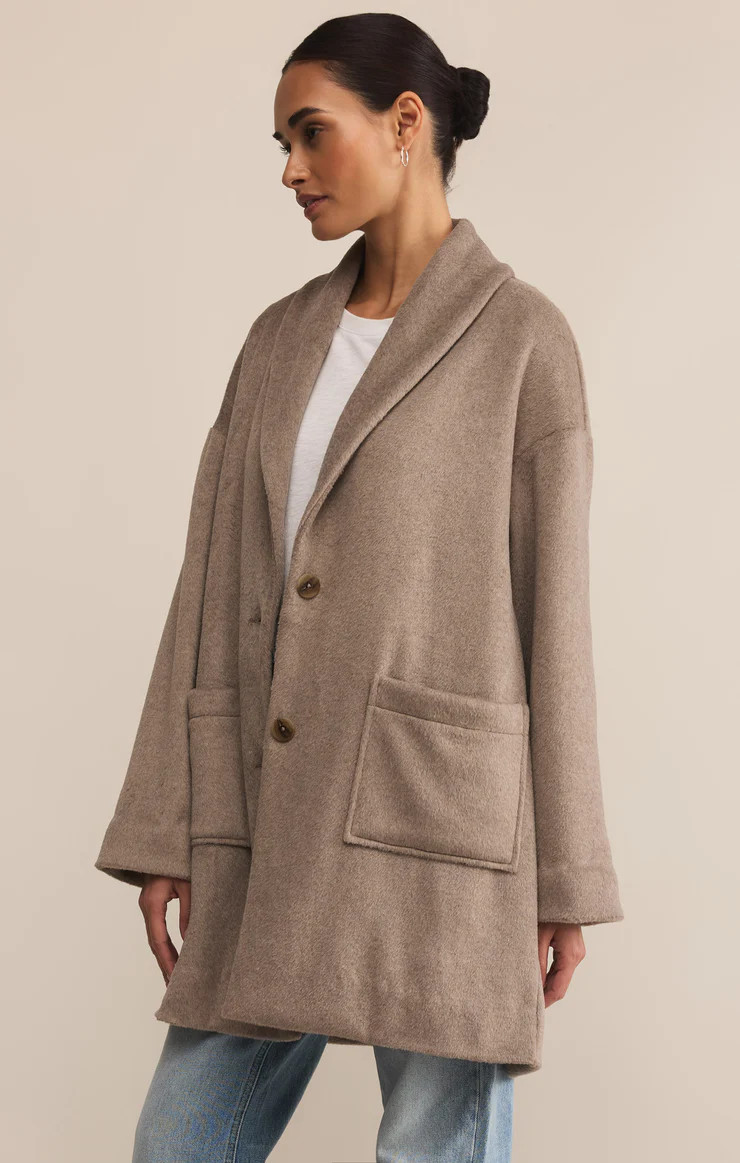 Lennon Oversized Heathered Coatigan | Z Supply